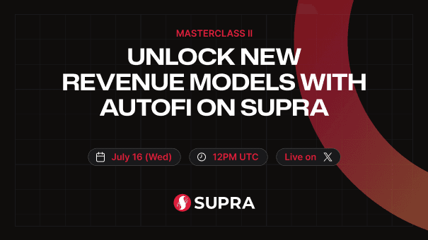Unlock New Revenue Models with AutoFi on Supra