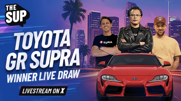 The SUP: Toyota GR Supra Winner Live Draw