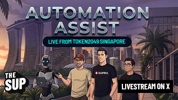 The SUP: Automation Assist Live from TOKEN2049 Singapore
